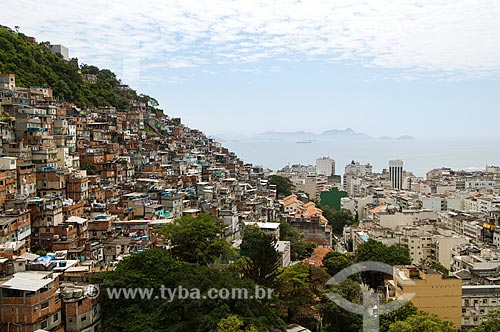  Subject: View of  Pavao-Pavaozinho Hill / Place: Rio de Janeiro city - Rio de Janeiro state (RJ) - Brazil / Date: 11/2011 