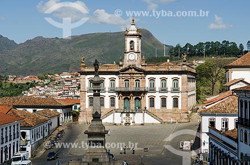  Subject: Monument of Tiradentes and Conspiracy Museum - Old House Chamber and chain of Vila Rica city / Place: Ouro Preto city - Minas Gerais state (MG) - Brazil / Date: 06/2012 