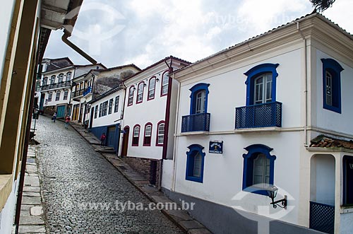  Subject: View of Claudio Manoel Street / Place: Ouro Preto city - Minas Gerais state (MG) - Brazil / Date: 06/2012 