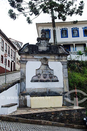  Subject: Fountain of Step Antonio Dias / Place: Ouro Preto city - Minas Gerais state (MG) - Brazil / Date: 06/2012 