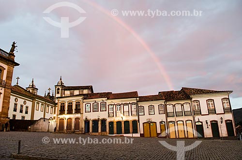  Subject: View of colonials houses next the Tiradentes Square / Place: Ouro Preto city - Minas Gerais state (MG) - Brazil / Date: 06/2012 