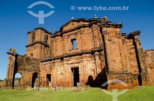  Subject: Ruins of Sao Miguel das Missoes Church -Archaeological Site of Sao Miguel Arcanjo / Place: Sao Miguel das Missoes city - Rio Grande do Sul state (RS) - Brazil / Date: 06/2012 