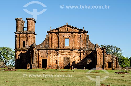  Subject: Ruins of Sao Miguel das Missoes Church -Archaeological Site of Sao Miguel Arcanjo / Place: Sao Miguel das Missoes city - Rio Grande do Sul state (RS) - Brazil / Date: 06/2012 