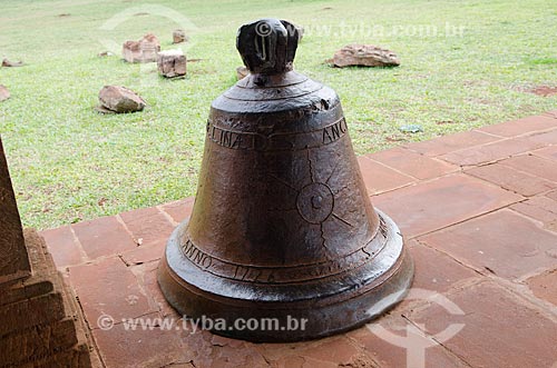  Subject: Bell of the Missions Museum - Archaeological Site of Sao Miguel Arcanjo / Place: Sao Miguel das Missoes city - Rio Grande do Sul state (RS) - Brazil / Date: 06/2012 