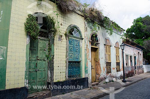  Subject: View of abandoned houses / Place: Sao Luis city - Maranhao state (MA) - Brazil / Date: 07/2012 