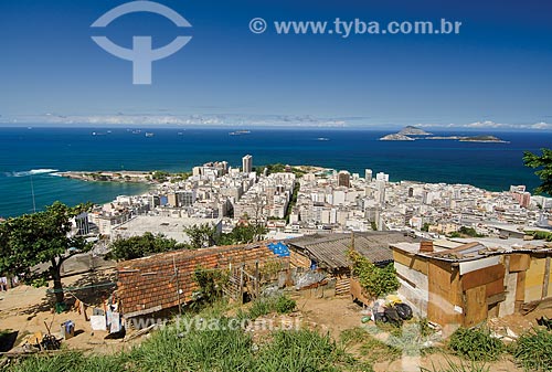  Subject: View of  Pavao-Pavaozinho Hill / Place: Rio de Janeiro city - Rio de Janeiro state (RJ) - Brazil / Date: 08/2012 