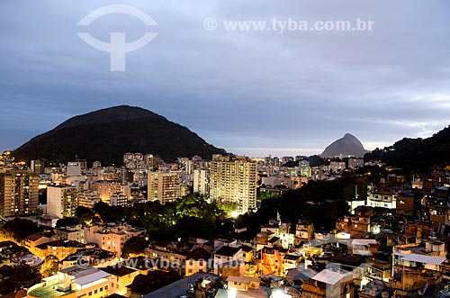  Subject: View of Botafogo neighborhood from Santa Marta Hill / Place: Rio de Janeiro city - Rio de Janeiro state (RJ) - Brazil / Date: 09/2012 