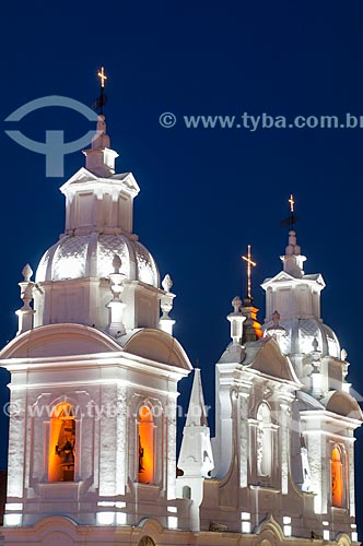  Subject: Towers of Cathedral Church Nossa Senhora da Graca  / Place: Belem city - Para state (PA) - Brazil / Date: 10/2010 