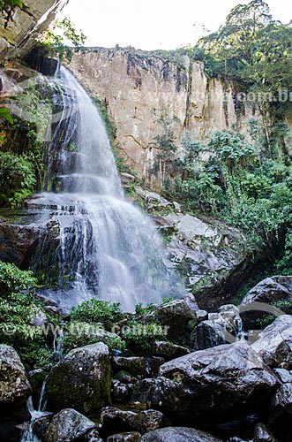  Subject: Veu da Noiva Waterfall on the trail of access to Gloria Peak - Serra dos Orgaos National Park / Place: Petropolis city - Rio de Janeiro state (RJ) - Brazil / Date: 04/2014 