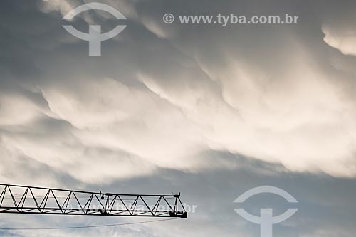  Subject: Detail crane with clouds in the background / Place: Copacabana neighborhood - Rio de Janeiro city - Rio de Janeiro state (RJ) - Brazil / Date: 03/2014 