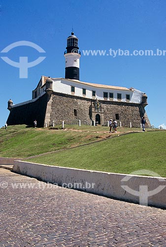  Subject: View of Santo Antonio da Barra Fort (1702) / Place: Salvador city - Bahia state (BA) - Brazil / Date: 07/2008 