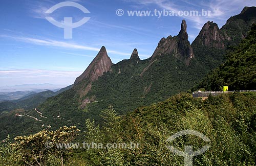  Subject: View of Escalavrado, Dedo de Nossa Senhora, Dedo de Deus and Cabeca de Peixe peaks / Place: Teresopolis city - Rio de Janeiro state (RJ) - Brazil / Date: 03/2012 