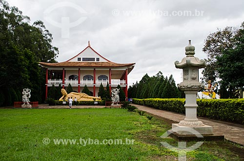  Subject: Buddhist Temple with Buddha Shakyamuni in the center / Place: Foz do Iguacu city - Parana state (PR) - Brazil / Date: 04/2014 