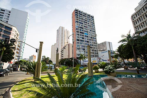  Subject: Bandeirantes Square - crossroads of Goias and Anhanguera Avenues / Place: Goiania city - Goias state (GO) - Brazil / Date: 05/2014 