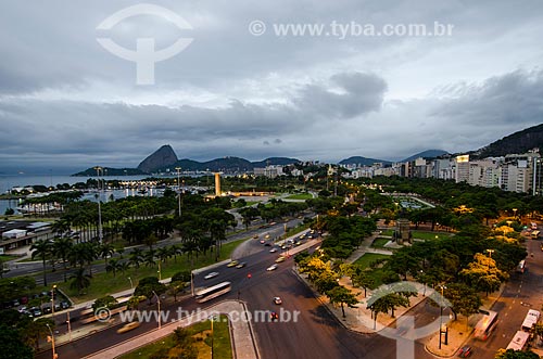  Subject: Aerial view of Flamengo Park with Sugar Loaf in the background / Place: Gloria neighborhood - Rio de Janeiro city - Rio de Janeiro state (RJ) - Brazil / Date: 01/2012 