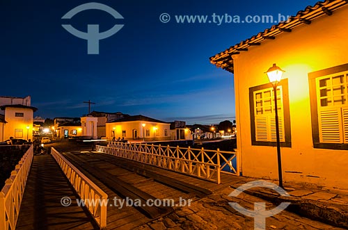  Subject: Night view of Museum House of Cora Coralina / Place: Goias city - Goias state (GO) - Brazil / Date: 05/2012 