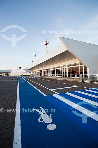  Subject: Facade of Santa Genoveva Airport (1955) / Place: Goiania city - Goias state (GO) - Brazil / Date: 05/2014 
