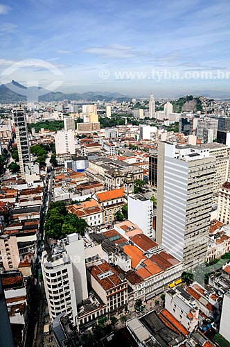  Subject: Aerial view of part of the city center of Rio de Janeiro / Place: City center neighborhood - Rio de Janeiro city - Rio de Janeiro state (RJ) - Brazil / Date: 01/2011 