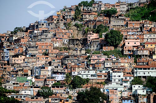  Subject: View of Providencia Hill (Providence Hill) / Place: Gamboa neighborhood - Rio de Janeiro city - Rio de Janeiro state (RJ) - Brazil / Date: 01/2011 