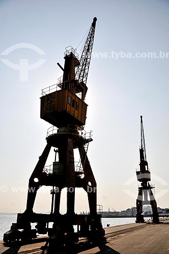  Subject: Cranes of the Rio de Janeiro Port / Place: Rio de Janeiro city - Rio de Janeiro state (RJ) - Brazil / Date: 09/2011 