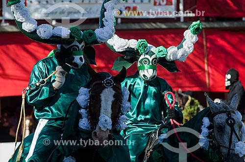  Subject: Mascarados in the Divino Espirito Santo Party / Place: Pirenopolis city - Goias state (GO) - Brazil / Date: 05/2012 