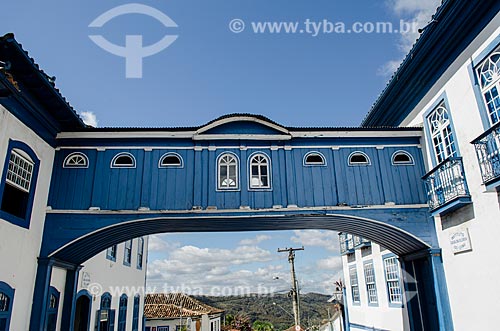  Subject: A covered footbridge (called as the Passadico) of Glory House -  Located on Gloria Street / Place: Diamantina city - Minas Gerais state (MG) - Brazil / Date: 06/2012 