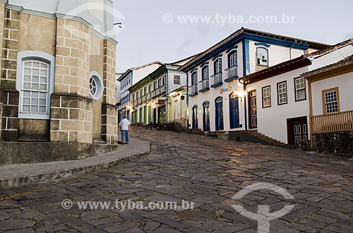  Subject: Colonial House in Macau do Meio Street / Place: Diamantina city - Minas Gerais state (MG) - Brazil / Date: 06/2012 