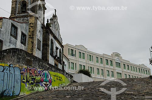  Subject: Misericordia Church with Santa Gertrudes Academy in the background / Place: Olinda city - Pernambuco state (PE) - Brazil / Date: 07/2012 