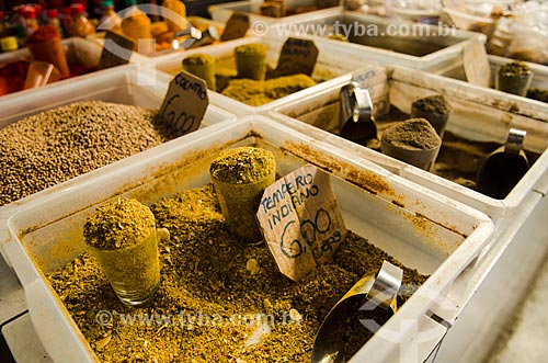  Subject: Indian spice sold in the Porto Market / Place: Cuiaba city - Mato Grosso state (MT) - Brazil / Date: 07/2013 
