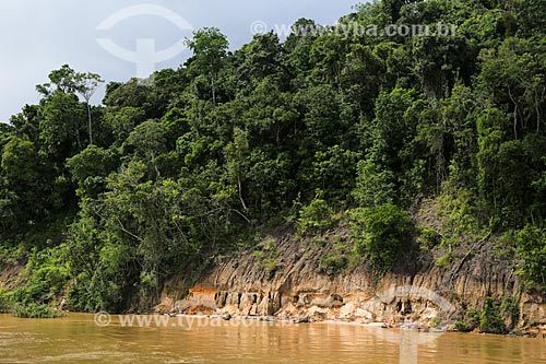  Subject: Erosion on the banks of the Amazonas River near to Almeirim city / Place: Almeirim city - Para state (PA) - Brazil / Date: 03/2014 