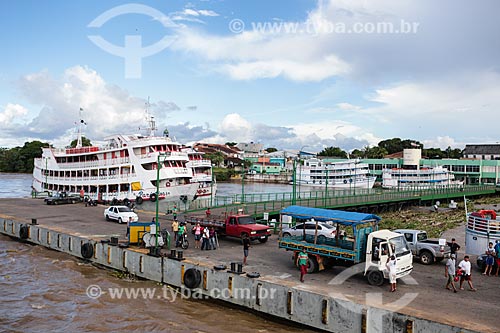  Subject: Boats - Parintins Port / Place: Parintins city - Amazonas state (AM) - Brazil / Date: 03/2014 