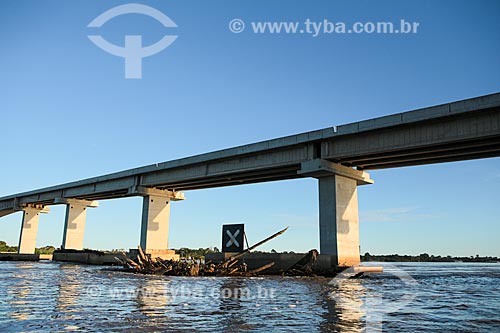  Subject: Rondonia-Amazonas Bridge after full of Madeira River / Place: Porto Velho city - Rondonia state (RO) - Brazil / Date: 04/2014 