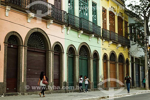  Subject: Old houses - Sacadura Cabral Street / Place: Saude neighborhood - Rio de Janeiro city - Rio de Janeiro state (RJ) - Brazil / Date: 07/2012 