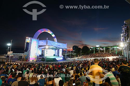  Subject: Stage of Fifa Fan Fest - Ponta Negra Beach / Place: Manaus city - Amazonas state (AM) - Brazil / Date: 06/2014 