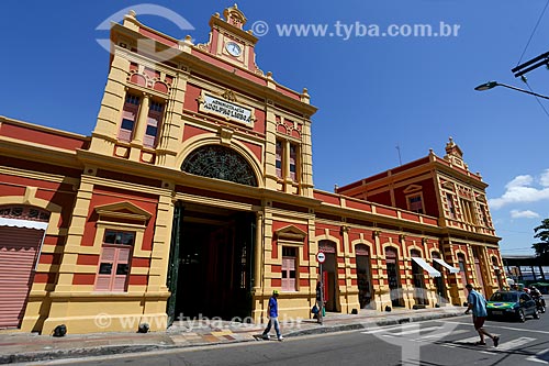  Subject: Facade of Adolpho Lisboa Municipal Market (1883) / Place: Manaus city - Amazonas state (AM) - Brazil / Date: 06/2014 