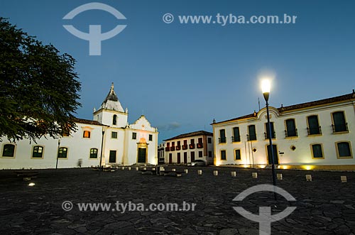  Subject: Mercy Church and Holy House of Mercy and Historical Museum of Sergipe the right / Place: Sao Cristovao city - Sergipe state (SE) - Brazil / Date: 08/2013 