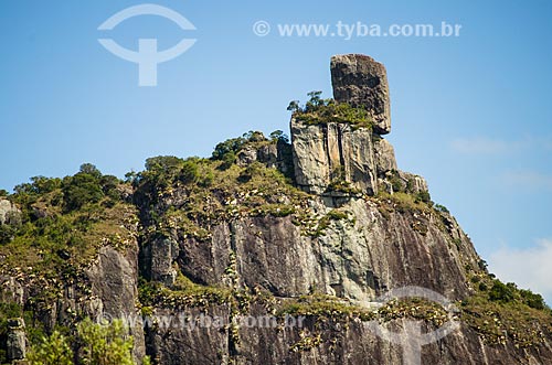  Subject: View of Pedra da Caixa de Fosforo (Matchbox Stone) - Tres Picos State Park / Place: Teresopolis city - Rio de Janeiro state (RJ) - Brazil / Date: 05/2014 