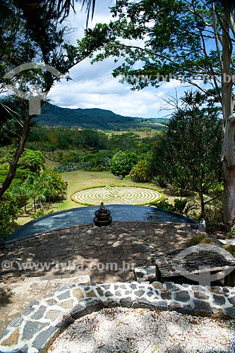  Subject: Garden of Lakaz Chamarel Exclusive Lodge hotel - Chamarel village / Place: Riviere Noire District - Mauritius - Africa / Date: 11/2012 