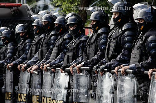  Subject: Riot police of Military Police / Place: Lapa neighborhood - Rio de Janeiro city - Rio de Janeiro state (RJ) - Brazil / Date: 06/2014 
