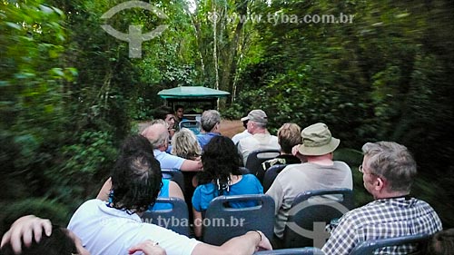  Subject: Trail to Iguassu Waterfalls - electric vehicle - Macuco Safari / Place: Foz do Iguacu city - Parana state (PR) - Brazil / Date: 05/2008 