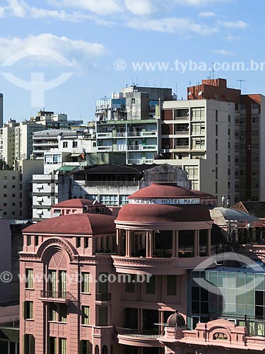  Subject: Mario Quintana Culture House (1933) - old Hotel Majestic - with buildings in the background / Place: Porto Alegre city - Rio Grande do Sul state (RS) - Brazil / Date: 04/2014 