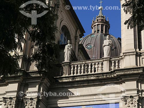  Subject: Facade of Metropolitan Cathedral of Porto Alegre (1929) / Place: Porto Alegre city - Rio Grande do Sul state (RS) - Brazil / Date: 05/2014 