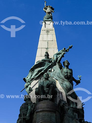  Subject: Julio de Castilhos Monument - Matriz Square / Place: Porto Alegre city - Rio Grande do Sul state (RS) - Brazil / Date: 05/2014 