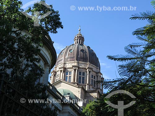  Subject: Cupola of Metropolitan Cathedral of Porto Alegre (1929) during winter / Place: Porto Alegre city - Rio Grande do Sul state (RS) - Brazil / Date: 05/2014 