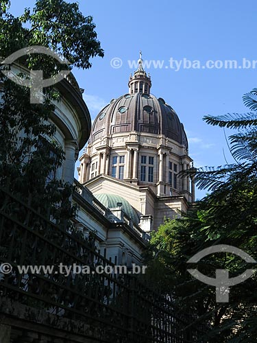 Subject: Cupola of Metropolitan Cathedral of Porto Alegre (1929) during winter / Place: Porto Alegre city - Rio Grande do Sul state (RS) - Brazil / Date: 05/2014 