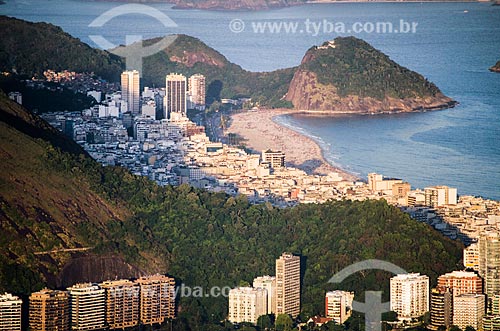  Subject: General view of Copacabana and Leme neighborhoods from Morro Dois Irmaos (Two Brothers Mountain) / Place: Copacabana neighborhood - Rio de Janeiro city - Rio de Janeiro state (RJ) - Brazil / Date: 02/2014 