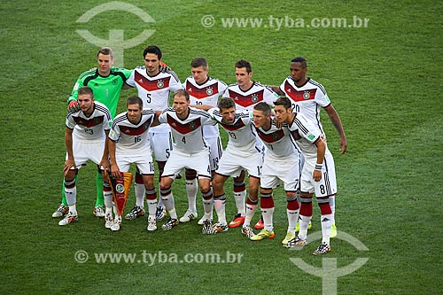  Subject: Players waiting the match between Germany x Argentina by final of World Cup of Brazil / Place: Maracana neighborhood - Rio de Janeiro city - Rio de Janeiro state (RJ) - Brazil / Date: 07/2014 