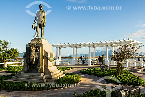  Subject: Monument in tribute of the governor Hercilio Luz / Place: Florianopolis city - Santa Catarina state (SC) - Brazil / Date: 05/2014 