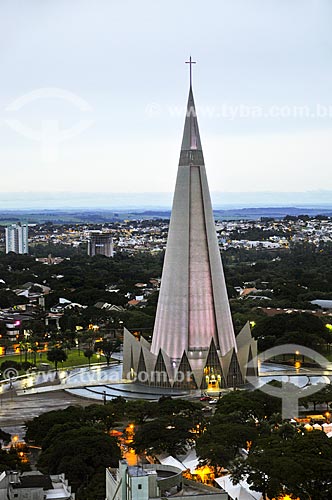  Subject: Cathedral Basilica Menor Nossa Senhora da Gloria / Place: Maringa city - Parana state (PR) - Brazil / Date: 05/2014 