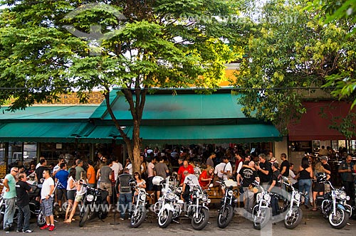  Subject: Jacare Grill restaurant - frequented by bikers - Vila Madalena / Place: Pinheiros neighborhood - Sao Paulo city - Sao Paulo state (SP) - Brazil / Date: 03/2014 